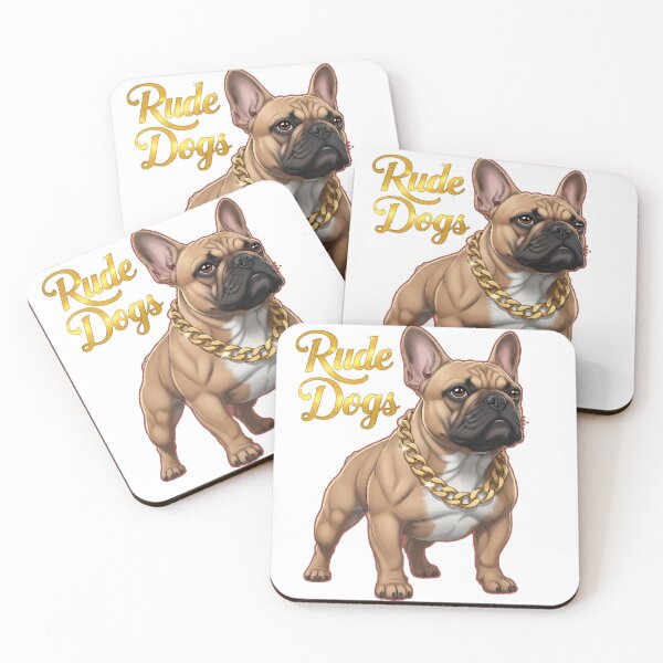 Item preview, 90's Inspired "Rude Dogs" French Bulldog Fawn designed and sold by Bobbys90sWorld.