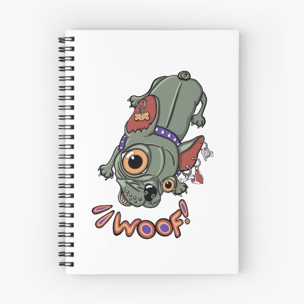 Item preview, "Woof!" says Maxim 1 | Punk French Bulldog designed and sold by LiseHoltArt.