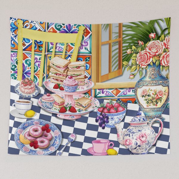 Item preview, Still Life Tea Party designed and sold by jantulov.