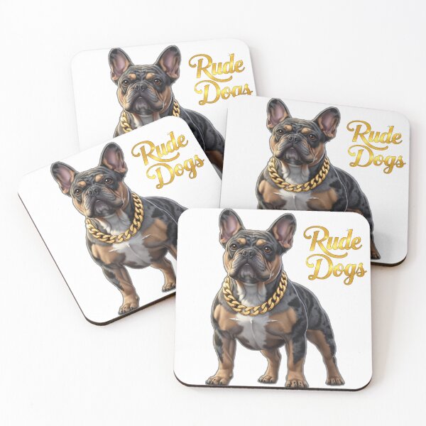 Item preview, 90's Inspired "Rude Dogs" French Bulldog Merle designed and sold by Bobbys90sWorld.