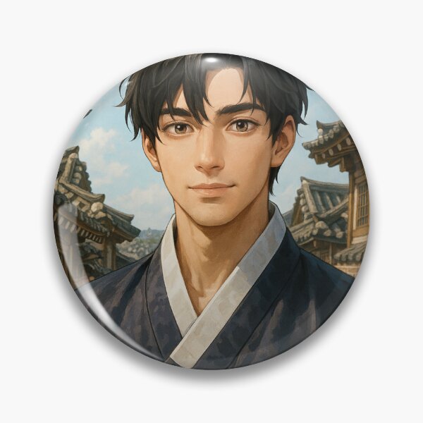 Item preview, Zayne Hanbok on a Bustling Korean Street designed and sold by kyouya3.
