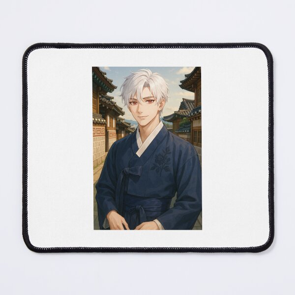 Item preview, Sylus Hanbok on a Bustling Korean Street designed and sold by kyouya3.