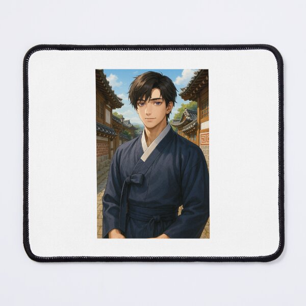 Item preview, Caleb Hanbok on a Bustling Korean Street designed and sold by kyouya3.