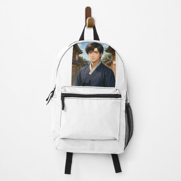 Item preview, Caleb Hanbok on a Bustling Korean Street designed and sold by kyouya3.