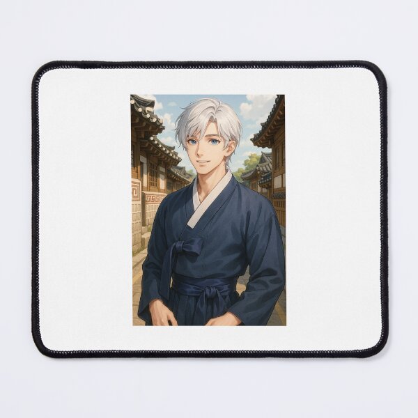Item preview, Xavier Hanbok on a Bustling Korean Street designed and sold by kyouya3.