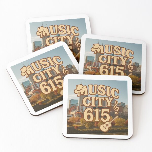 Item preview, Music City 615 – Nashville Skyline Country Design designed and sold by Flash Stop.