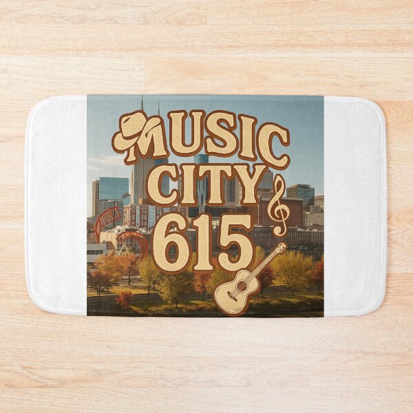 Item preview, Music City 615 – Nashville Skyline Country Design designed and sold by Flash Stop.