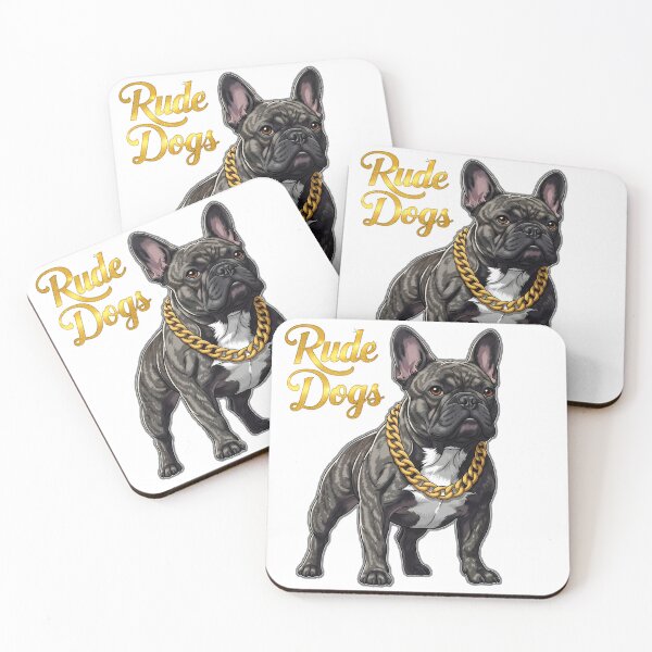 Item preview, 90's Inspired "Rude Dogs" French Bulldog Brindle designed and sold by Bobbys90sWorld.