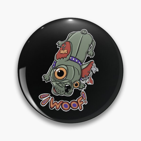 Item preview, "Woof!" says Maxim 2 | Punk French Bulldog designed and sold by LiseHoltArt.