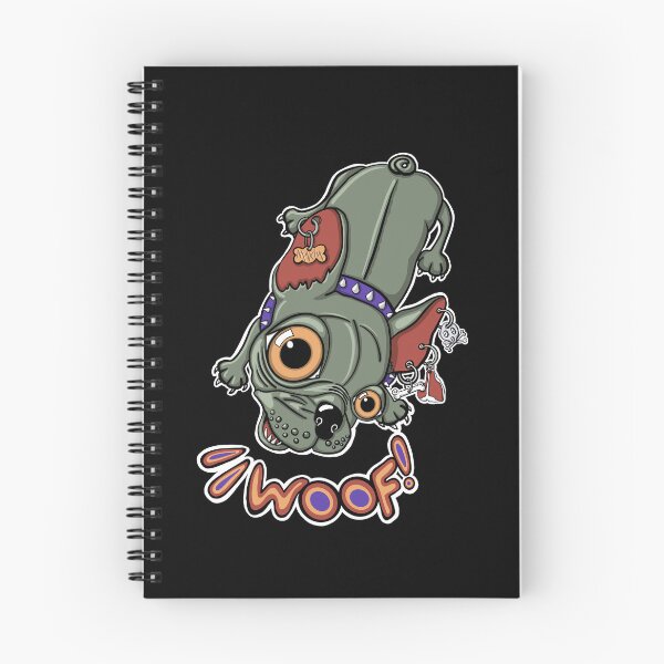 Item preview, "Woof!" says Maxim 2 | Punk French Bulldog designed and sold by LiseHoltArt.