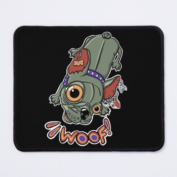 Item preview, "Woof!" says Maxim 2 | Punk French Bulldog designed and sold by LiseHoltArt.
