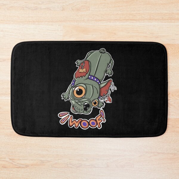 Item preview, "Woof!" says Maxim 2 | Punk French Bulldog designed and sold by LiseHoltArt.