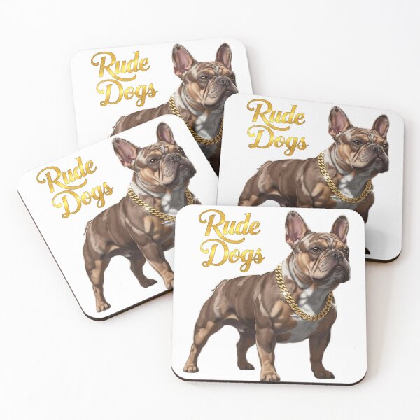 Item preview, 90's Inspired "Rude Dogs" French Bulldog Merle designed and sold by Bobbys90sWorld.