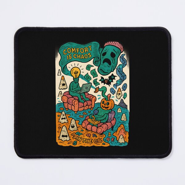 Item preview, Comfort is Chaos – Distorted Halloween Comfort designed and sold by Drawian Studio.
