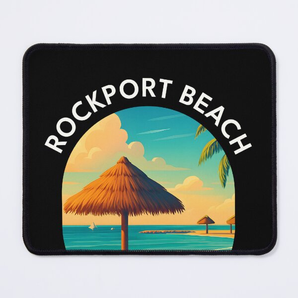 Item preview, Rockport Beach Texas Vintage Travel Poster – Coastal Wall Art & Stickers designed and sold by inkNext.