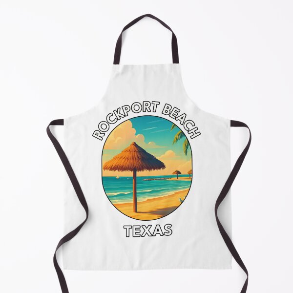 Item preview, Rockport Beach Texas Vintage Travel Poster – Coastal Wall Art & Stickers designed and sold by inkNext.