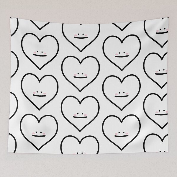 Item preview, Cute heart doodle designed and sold by BibbleBambie.