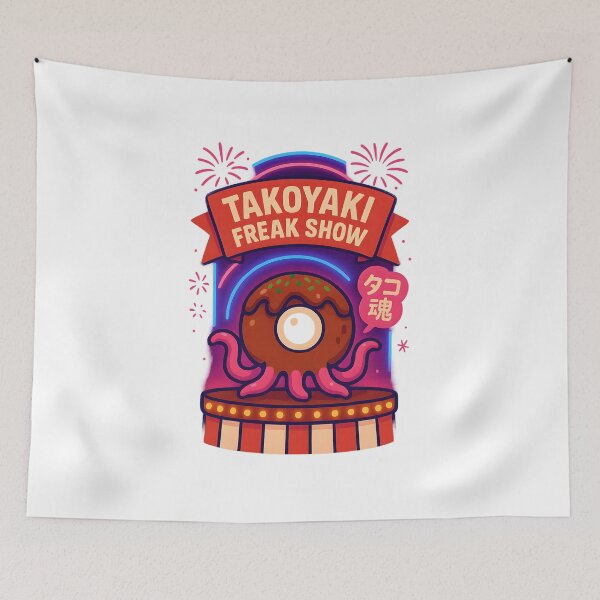 Item preview, Takoyaki Freak Show designed and sold by Drawian Studio.
