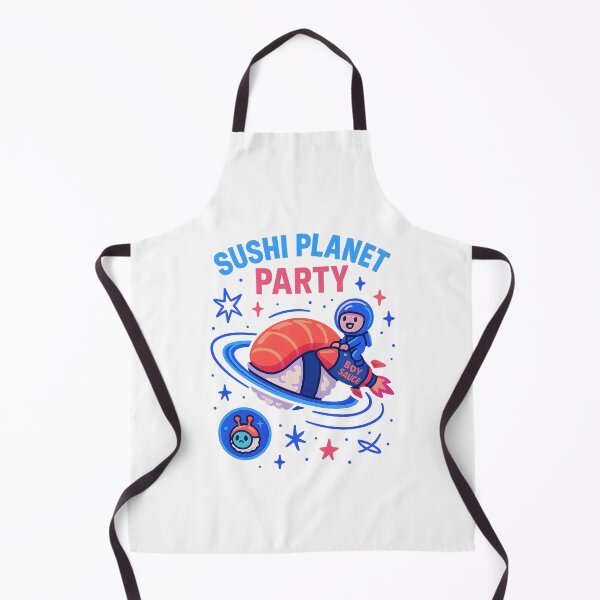 Item preview, Sushi Planet Party designed and sold by Drawian Studio.