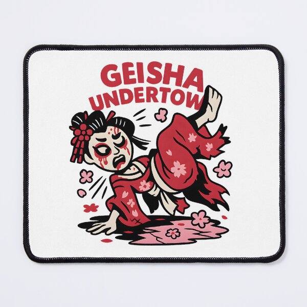 Item preview, Geisha Undertow – Beauty Beneath the Surface designed and sold by Drawian Studio.