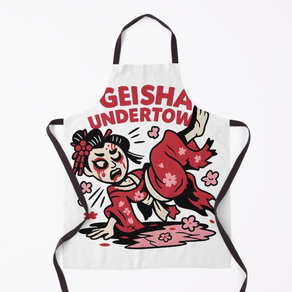 Item preview, Geisha Undertow – Beauty Beneath the Surface designed and sold by Drawian Studio.