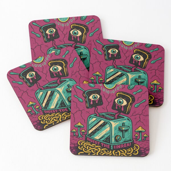 Item preview, Digest the Unreal – Psychedelic Breakfast Surrealism designed and sold by Drawian Studio.