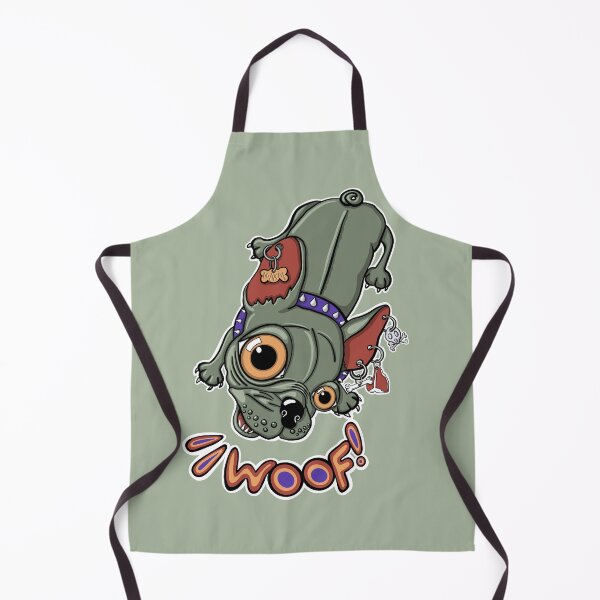 Item preview, "Woof!" says Maxim 3 | Punk French Bulldog designed and sold by LiseHoltArt.