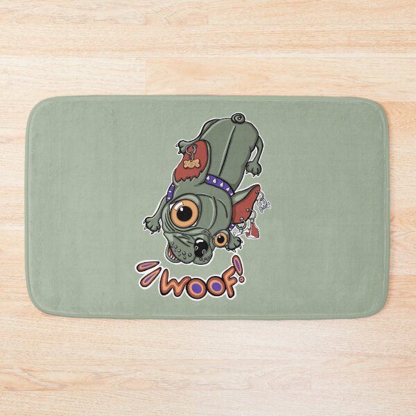Item preview, "Woof!" says Maxim 3 | Punk French Bulldog designed and sold by LiseHoltArt.
