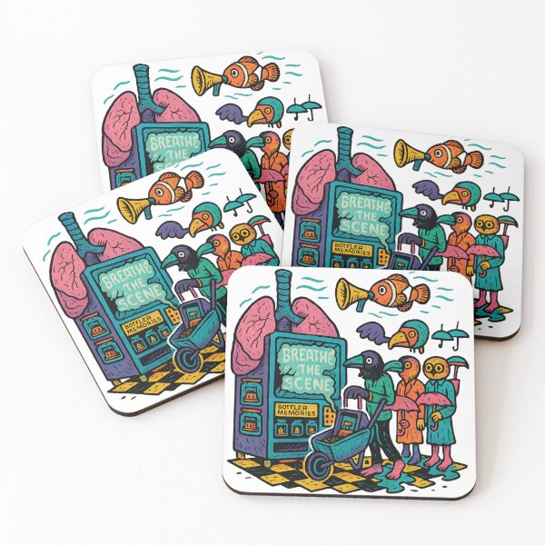 Item preview, Breathe the Scene - Surreal Dystopian Art designed and sold by Drawian Studio.