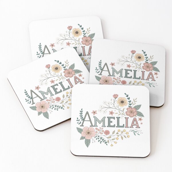 Item preview, Amelia cute name in Vintage Style designed and sold by graphic-genie.