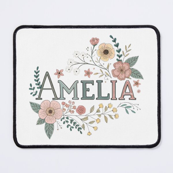 Item preview, Amelia cute name in Vintage Style designed and sold by graphic-genie.
