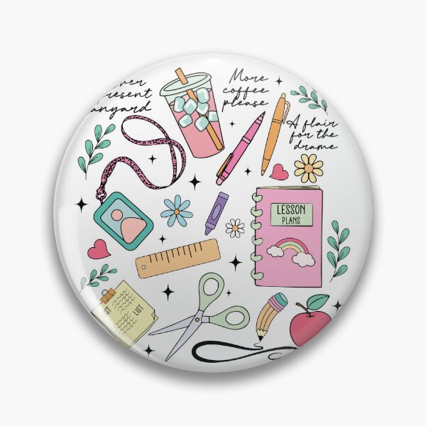 Item preview, Teacher Life Essentials - Cute Pastel Design designed and sold by HasHs.
