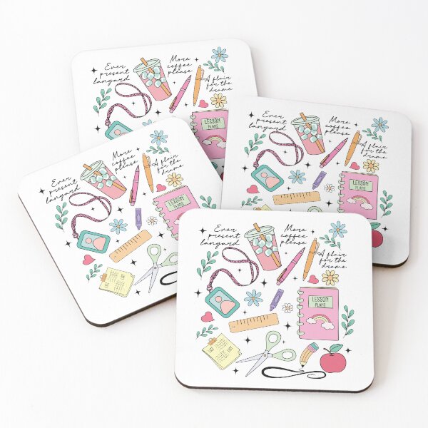 Item preview, Teacher Life Essentials - Cute Pastel Design designed and sold by HasHs.