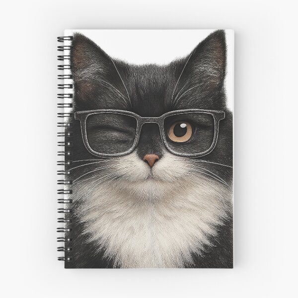 Item preview, Wink Scholar Cat designed and sold by DreamDigi2024RB.