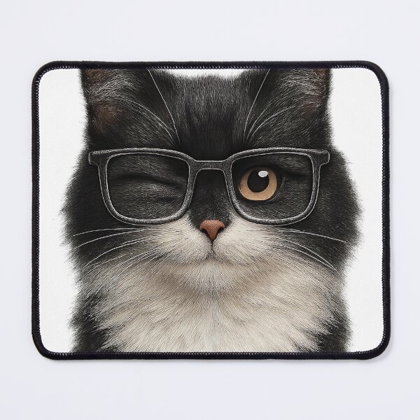 Item preview, Wink Scholar Cat designed and sold by DreamDigi2024RB.