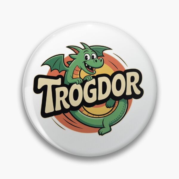 Item preview, TROGDOR THE CUTE DRAGON STICKER  designed and sold by Dospart.