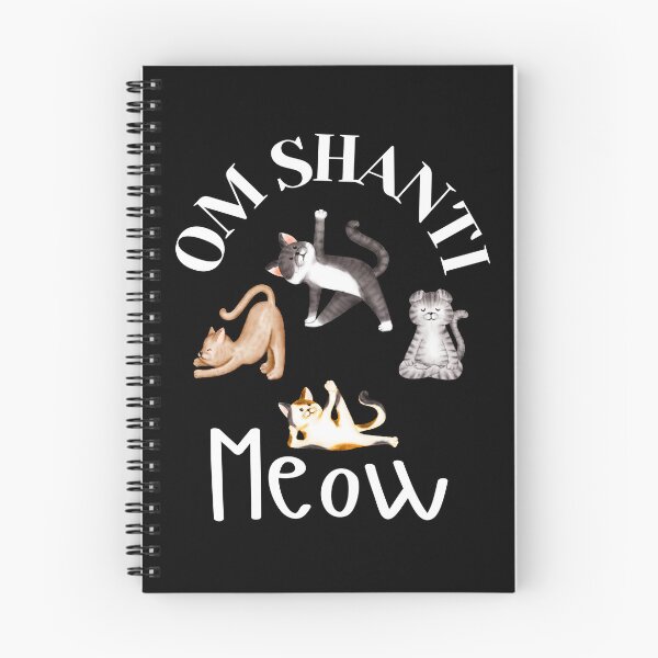 Item preview, Om Shanti Meow – Yoga Cats Meditating in Zen Style designed and sold by Fredster1966.