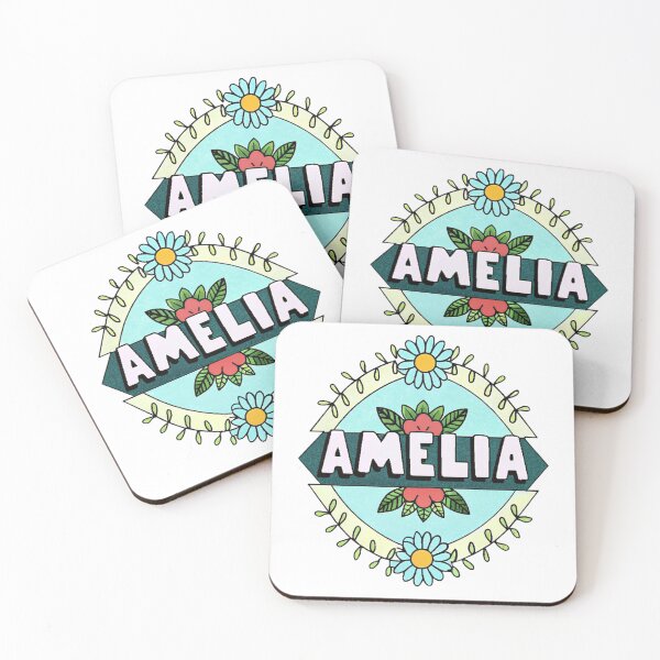 Item preview, Amelia cute name in Vintage Style designed and sold by graphic-genie.