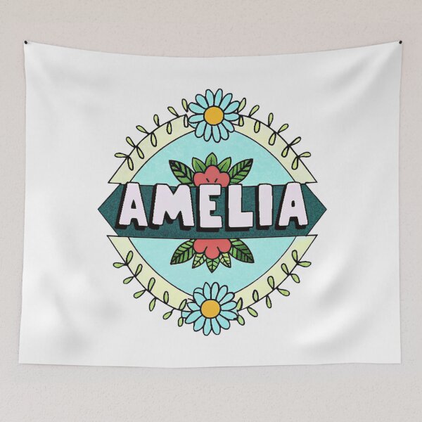 Item preview, Amelia cute name in Vintage Style designed and sold by graphic-genie.