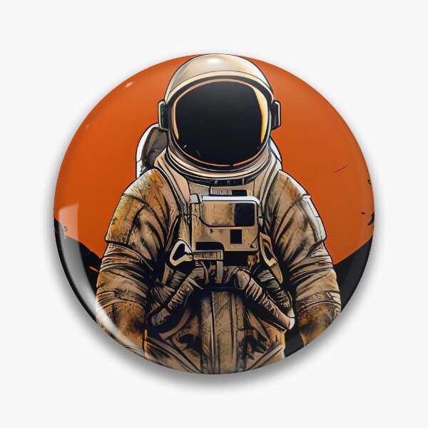 Item preview, Astronaut with lunar balloon designed and sold by paulrommer.