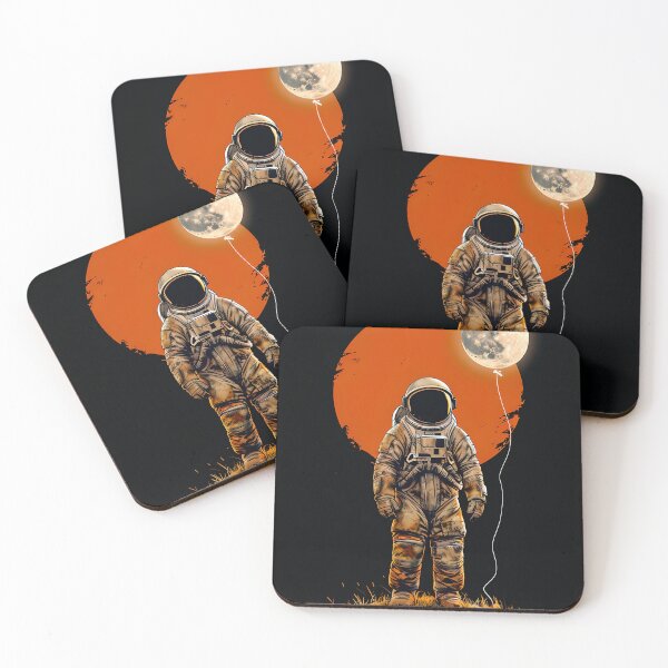 Item preview, Astronaut with lunar balloon designed and sold by paulrommer.