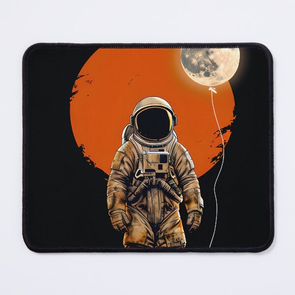 Item preview, Astronaut with lunar balloon designed and sold by paulrommer.