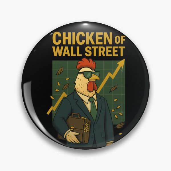 Item preview, chicken of wall street  designed and sold by funkyfabrik.