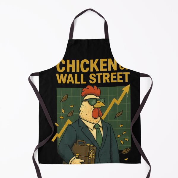 Item preview, chicken of wall street  designed and sold by funkyfabrik.
