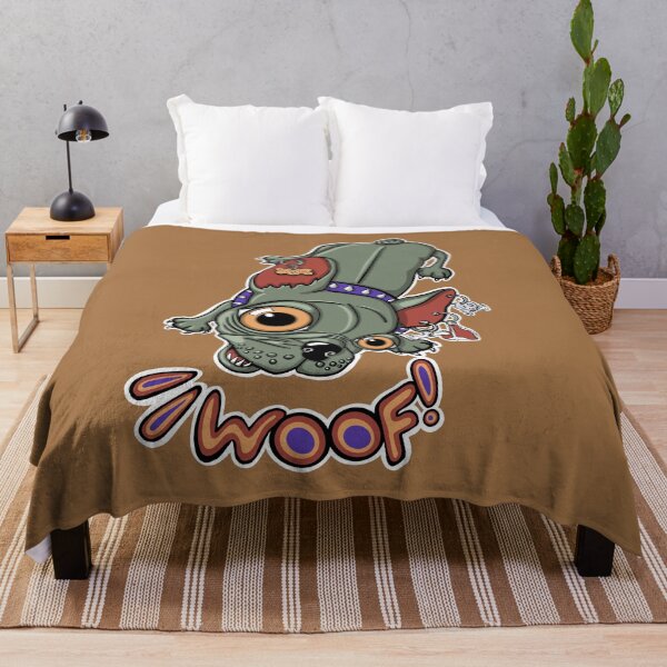 Item preview, "Woof!" says Maxim 4 | Punk French Bulldog designed and sold by LiseHoltArt.