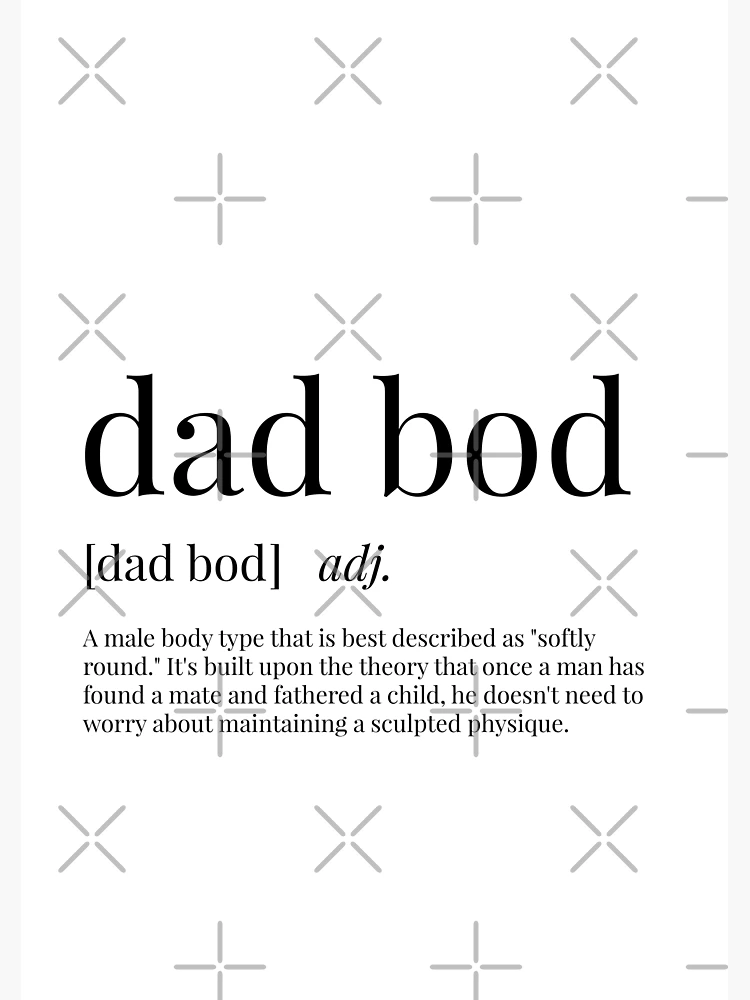 Dad Bod Definition Greeting Card
