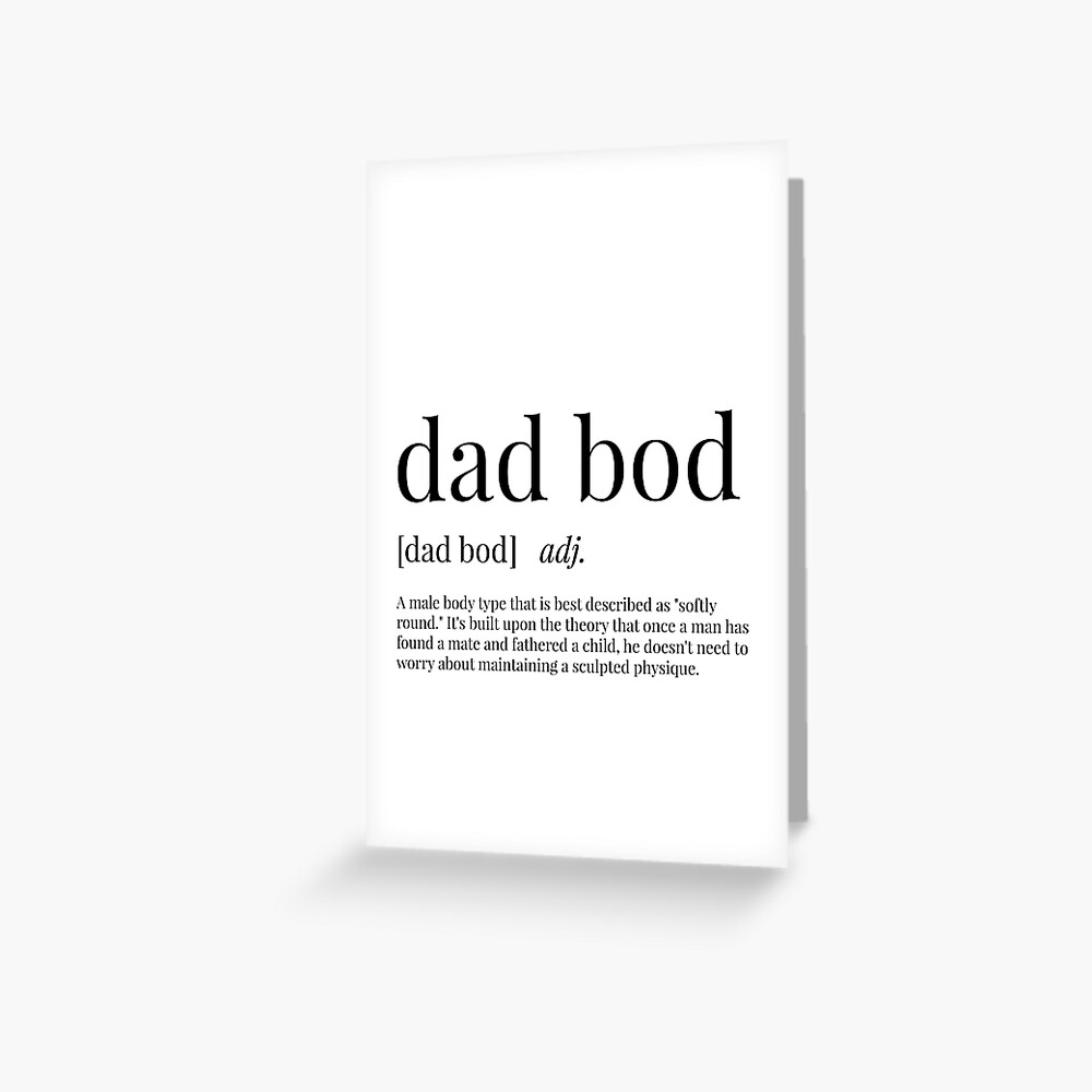 dad-bod-definition-funny-wordplay-t-shirt-t-shirt-by-belgabadrising1