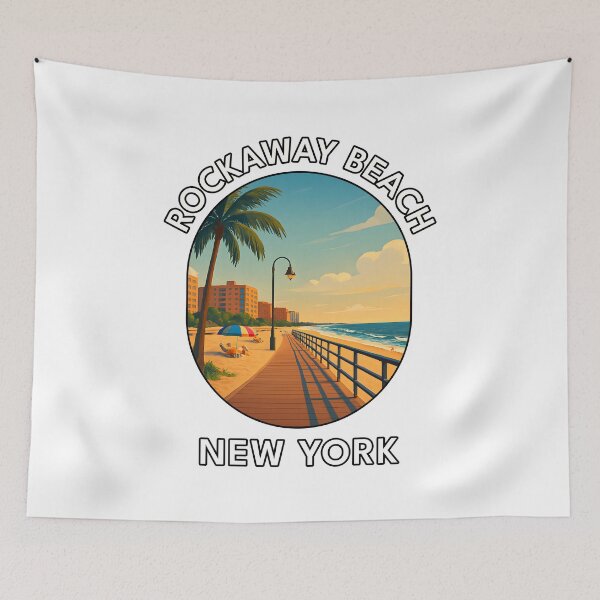 Item preview, Rockaway Beach – New York Summer Coastline designed and sold by inkNext.