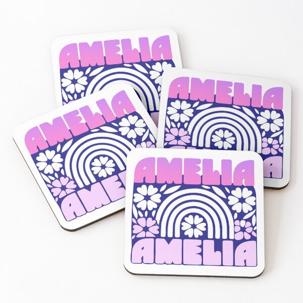 Item preview, Amelia cute name in Retro Style designed and sold by graphic-genie.