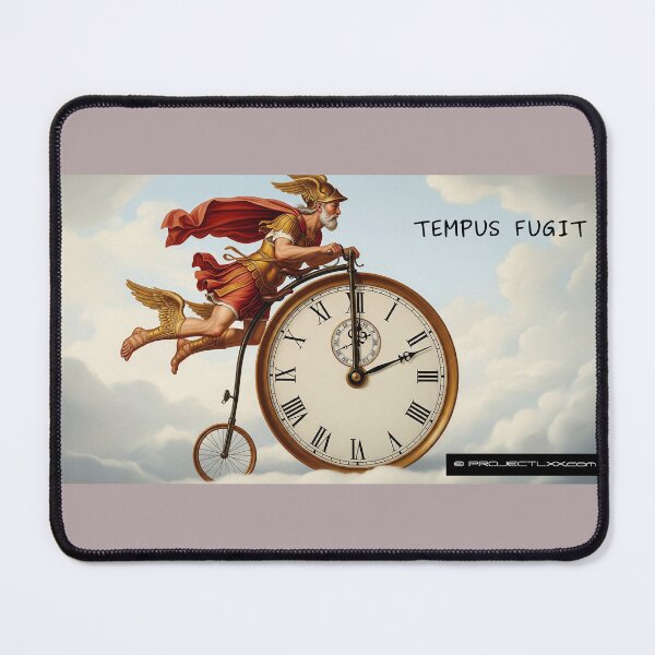 Item preview, Tempus Fugit - Time Flies - Mercury on a bike designed and sold by ProjectLXX.